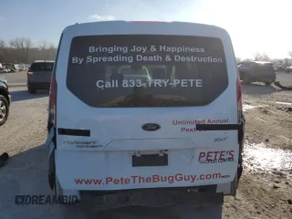 2017 Ford Transit Connect XLT z VIN NM0GE9F75H1332107, wystawiony jako Copart lot #85630044 z przebiegiem 168 841 mil mil oraz Szkoda całkowita • Salvage title. Historia ofert i sprzedaży dostępna na DreamBid. Obrazek 6.