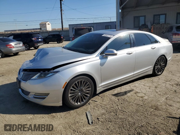 2015 Lincoln MKZ z VIN 3LN6L2G9XFR610736, wystawiony jako Copart lot #80662274 z przebiegiem 101 441 mil mil oraz Szkoda całkowita • Salvage title. Historia ofert i sprzedaży dostępna na DreamBid. Obrazek 1.