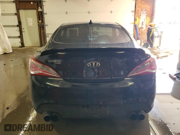 2013 Hyundai Genesis Coupe R-Spec with VIN KMHHU6KJ7DU079824, listed as a Copart auction lot 61663785 with 88,497 mi miles and Salvage title. Bid and sale history available at DreamBid. Image 6.