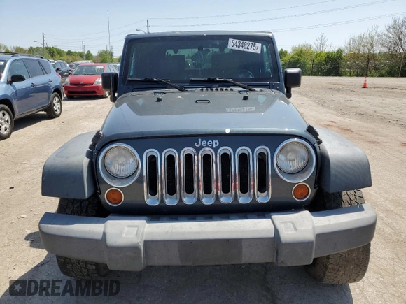 2007 Jeep Wrangler X with VIN 1J4FA24117L202063, listed as a Copart auction lot 54348275 with 124,278 mi miles and Clean title. Bid and sale history available at DreamBid. Image 5.