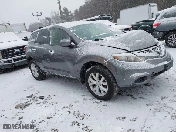2013 Nissan Murano SL with VIN JN8AZ1MW6DW306030, listed as a IAAI auction lot 41848732 with 113,923 mi miles. Bid and sale history available at carsss.com. Image 1.