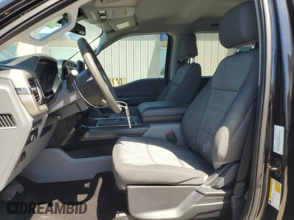 2021 Ford F-150 XL with VIN 1FTEW1EP7MFC92491, listed as a Copart auction lot 53671035 with 55,935 mi miles and Salvage Title. Bid and sale history available at carsss.com. Image 7.