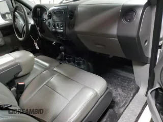 2007 Ford F-150 XL with VIN 1FTVX14527NA78614, listed as a Copart auction lot 45945555 with 297,404 mi miles and Salvage Title. Bid and sale history available at carsss.com. Image 8.
