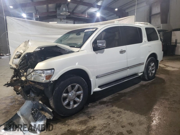 2007 Infiniti QX56 z VIN 5N3AA08C17N802122, wystawiony jako Copart lot #47050745 z przebiegiem 217 010 mil mil oraz Szkoda całkowita • Salvage title. Historia ofert i sprzedaży dostępna na DreamBid. Obrazek 1.