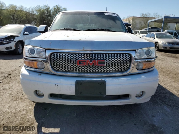 2002 GMC Yukon Denali with VIN 1GKEK63UX2J183619, listed as a Copart auction lot 74744354 with 155,188 mi miles and Salvage Title. Bid and sale history available at carsss.com. Image 5.