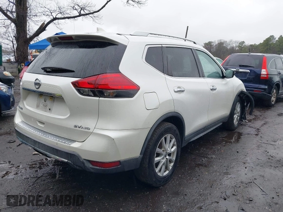 2017 Nissan Rogue SV with VIN KNMAT2MV3HP563723, listed as a IAAI auction lot 41967728 with 78,251 mi miles and . Bid and sale history available at carsss.com. Image 4.