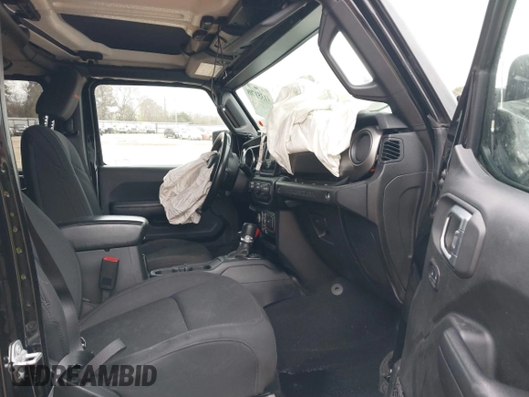 2018 Jeep Wrangler Unlimited Sport with VIN 1C4HJXDN6JW190027, listed as a IAAI auction lot 41351708 with 59,315 mi miles and . Bid and sale history available at DreamBid. Image 5.