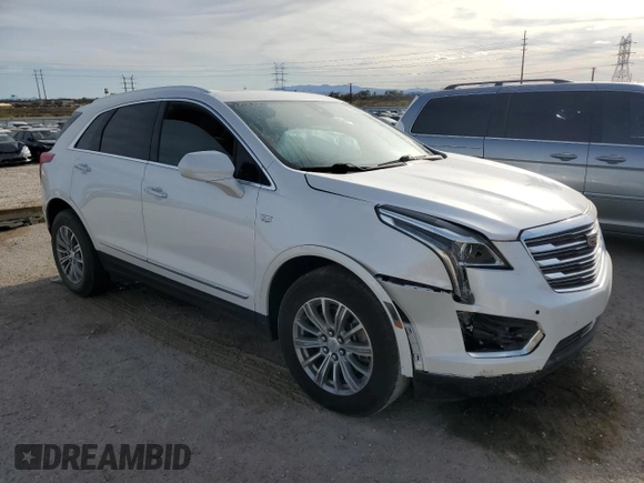 2017 Cadillac XT5 Luxury FWD with VIN 1GYKNBRS9HZ271747, listed as a Copart auction lot 51483085 with 19,987 mi miles and Salvage Title. Bid and sale history available at DreamBid. Image 4.