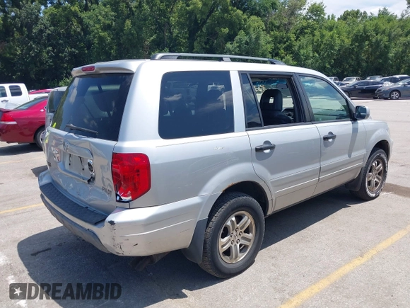 2003 Honda Pilot EX with VIN 2HKYF18653H602531, listed as a IAAI auction lot 39889747 with 284,782 mi miles and . Bid and sale history available at DreamBid. Image 4.