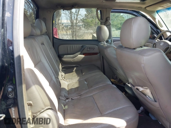 2006 Toyota Tundra Limited with VIN 5TBDT48196S532231, listed as a IAAI auction lot 41860757 with 342,482 mi miles and . Bid and sale history available at DreamBid. Image 8.