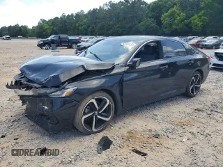 2021 Honda Accord Sport with VIN 1HGCV2F30MA010377, listed as a Copart auction lot 53760555 with Not provided miles and Salvage title. Bid and sale history available at DreamBid. Image 1.