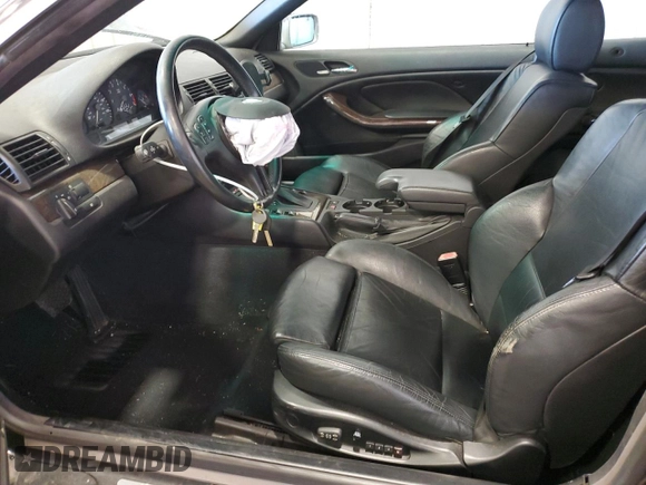 2002 BMW 3 Series 325Ci with VIN WBABS334X2PG87677, listed as a Copart auction lot 48860095 with Not Provided miles and Salvage Title. Bid and sale history available at DreamBid. Image 7.