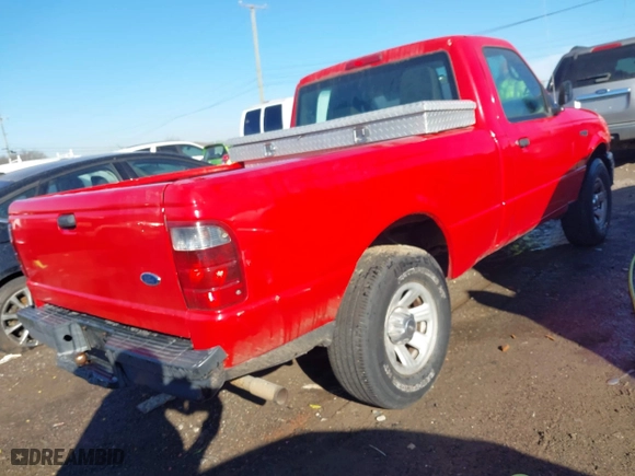 2004 Ford Ranger XL with VIN 1FTYR10DX4PA01736, listed as a IAAI auction lot 41618754 with 259,983 mi miles. Bid and sale history available at carsss.com. Image 4.
