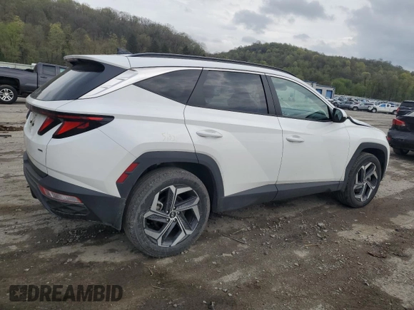 2024 Hyundai Tucson SEL z VIN 5NMJBCDE0RH423678, wystawiony jako Copart lot #54406765 z przebiegiem 16 521 mil mil oraz Szkoda całkowita • Salvage title. Historia ofert i sprzedaży dostępna na DreamBid. Obrazek 3.