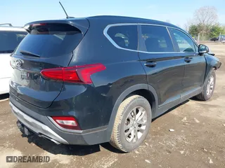 2019 Hyundai Santa Fe SE with VIN 5NMS23AD0KH023450, listed as a IAAI auction lot 41971233 with 52,109 mi miles. Bid and sale history available at carsss.com. Image 4.