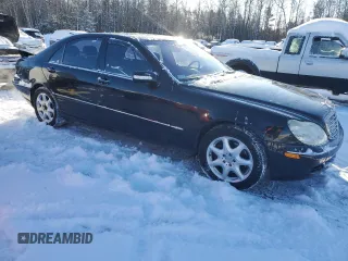 2003 Mercedes-Benz S-Class 4.3L with VIN WDBNG83J13A342008, listed as a Copart auction lot 86048674 with 222,223 mi miles and Salvage Title. Bid and sale history available at carsss.com. Image 4.