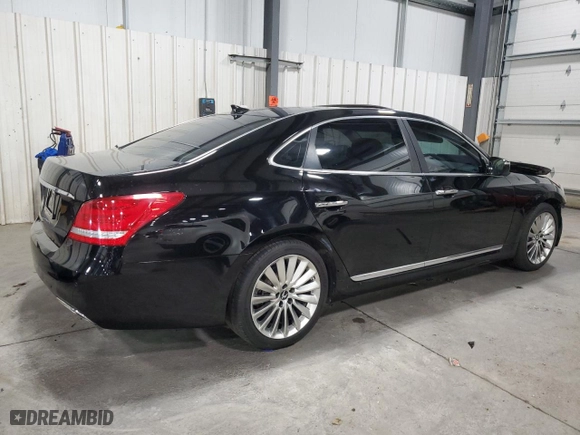 2016 Hyundai Equus Ultimate with VIN KMHGH4JHXGU102729, listed as a Copart auction lot 77043834 with NaN miles and Salvage Title. Bid and sale history available at carsss.com. Image 3.