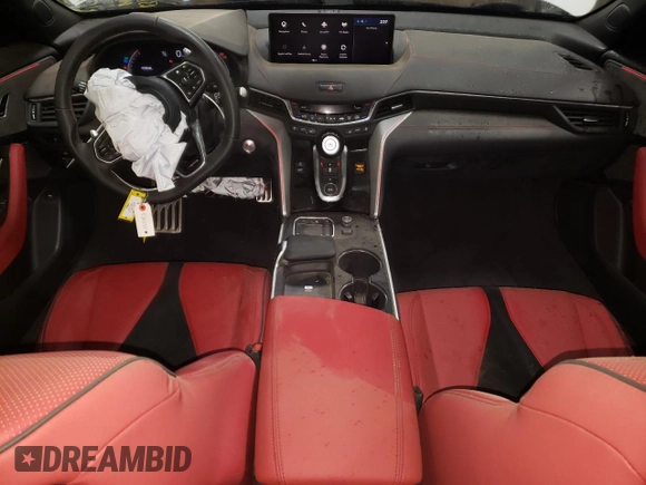 2025 Acura TLX w/A-Spec Package with VIN 19UUB6F5XSA000006, listed as a Copart auction lot 82973034 with 671 mi miles and Salvage Title. Bid and sale history available at DreamBid. Image 8.