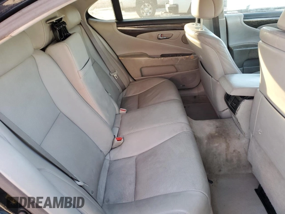2008 Lexus LS 460 with VIN JTHBL46F085067469, listed as a Copart auction lot 46296345 with 191,298 mi miles and Non Repairable. Bid and sale history available at carsss.com. Image 10.