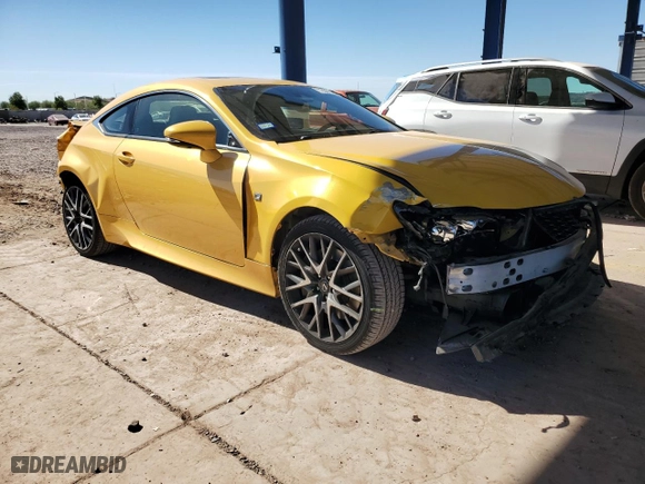 2018 Lexus RC with VIN JTHHZ5BC0J5017929, listed as a Copart auction lot 77961964 with 38,722 mi miles and Salvage Title. Bid and sale history available at carsss.com. Image 4.