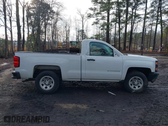 2015 Chevrolet Silverado 1500 Work Truck with VIN 1GCNCPEH6FZ345140, listed as a IAAI auction lot 41471183 with 130,686 mi miles and . Bid and sale history available at DreamBid. Image 14.