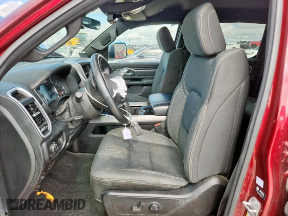 2022 Ram 1500 Big Horn z VIN 1C6SRFMT3NN194076, wystawiony jako Copart lot #58760505 z przebiegiem 75 849 mil mil oraz Szkoda całkowita • Salvage title. Historia ofert i sprzedaży dostępna na DreamBid. Obrazek 7.