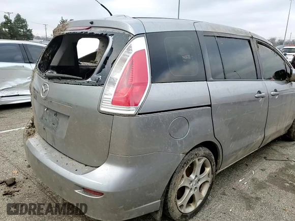 2010 Mazda 5 Sport with VIN JM1CR2W34A0387606, listed as a Copart auction lot 40808824 with Not Provided miles and Salvage Title. Bid and sale history available at DreamBid. Image 10.