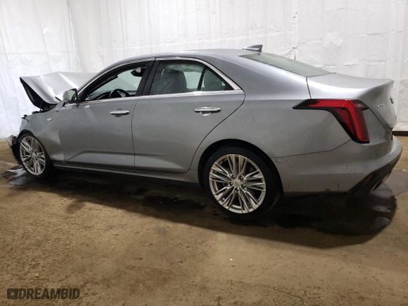 2023 Cadillac CT4 Premium Luxury with VIN 1G6DB5RK6P0147885, listed as a Copart auction lot 75670264 with 0 mi miles and Salvage Title. Bid and sale history available at carsss.com. Image 2.