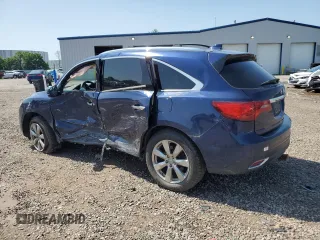 2015 Acura MDX Advance with VIN 5FRYD4H84FB017966, listed as a Copart auction lot 61664895 with Not provided miles and Salvage title. Bid and sale history available at DreamBid. Image 2.