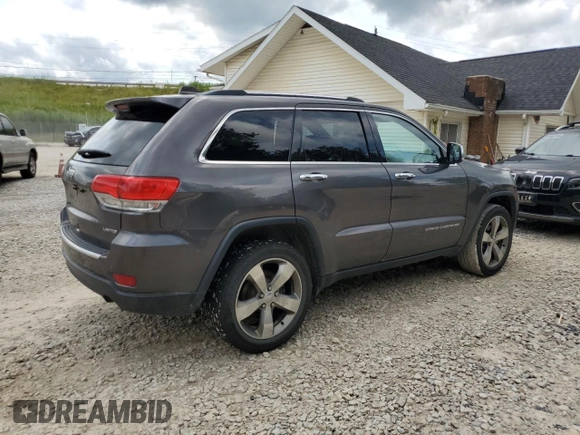 2014 Jeep Grand Cherokee Limited with VIN 1C4RJFBG9EC266575, listed as a Copart auction lot 65406195 with 129,833 mi miles and Clean title. Bid and sale history available at DreamBid. Image 3.