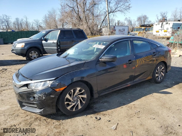 2018 Honda Civic Sedan EX with VIN 2HGFC2F79JH590893, listed as a Copart auction lot 48682755 with 104,035 mi miles and Salvage Title. Bid and sale history available at carsss.com. Image 1.