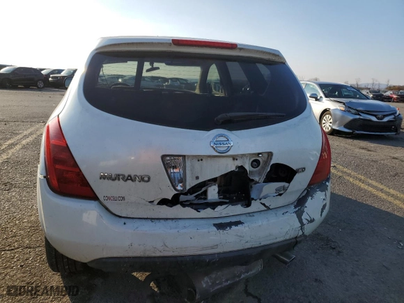 2005 Nissan Murano S with VIN JN8AZ08W15W408549, listed as a Copart auction lot 81789094 with 91,840 mi miles and Salvage Title. Bid and sale history available at carsss.com. Image 6.