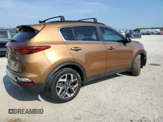 2021 Kia Sportage EX with VIN KNDPN3AC0M7854669, listed as a Copart auction lot 57829275 with 48,520 mi miles and Salvage title. Bid and sale history available at DreamBid. Image 3.