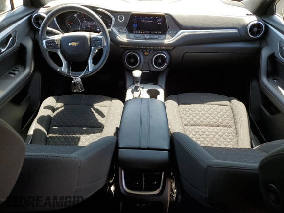 2021 Chevrolet Blazer LT with VIN 3GNKBCR43MS567044, listed as a Copart auction lot 53001395 with 38,795 mi miles and Salvage title. Bid and sale history available at DreamBid. Image 8.