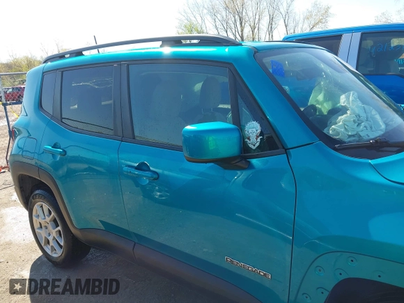 2020 Jeep Renegade Latitude with VIN ZACNJBBB3LPL02553, listed as a IAAI auction lot 42124918 with 72,899 mi miles and . Bid and sale history available at DreamBid. Image 14.