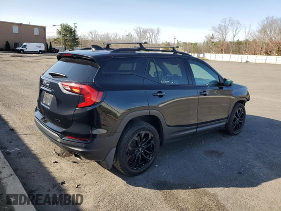 2019 GMC Terrain SLT with VIN 3GKALVEX5KL199782, listed as a Copart auction lot 51586155 with 121,230 mi miles and Salvage Title. Bid and sale history available at carsss.com. Image 3.