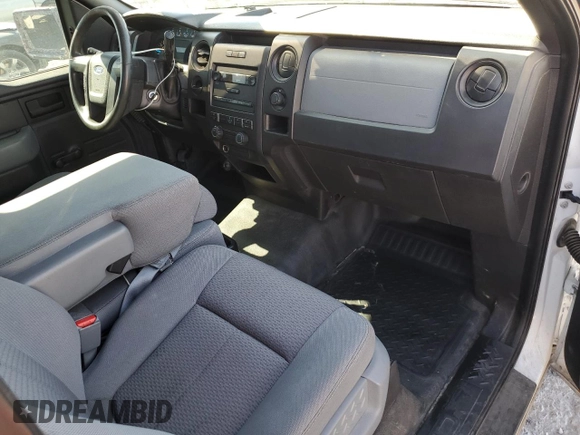 2013 Ford F-150 XL with VIN 1FTNF1CF8DKG10829, listed as a Copart auction lot 55167525 with 104,110 mi miles and Salvage title. Bid and sale history available at DreamBid. Image 8.