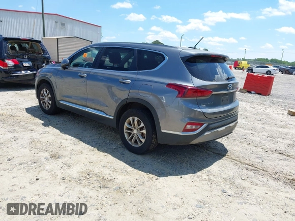 2019 Hyundai Santa Fe SE with VIN 5NMS23AD3KH083786, listed as a IAAI auction lot 42196828 with Not Provided miles and . Bid and sale history available at DreamBid. Image 3.