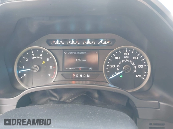2019 Ford F-150 XL with VIN 1FTEW1E59KKE73451, listed as a IAAI auction lot 41717089 with 63,386 mi miles. Bid and sale history available at carsss.com. Image 7.