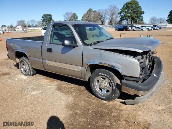 2003 Chevrolet Silverado 1500 with VIN 1GCEC14X73Z345682, listed as a Copart auction lot 47940005 with 143,881 mi miles and Salvage Title. Bid and sale history available at carsss.com. Image 4.