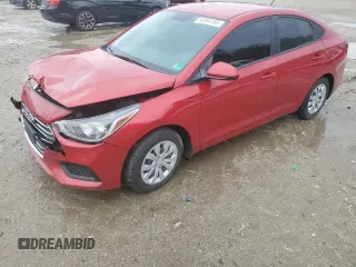 2022 Hyundai Accent SE with VIN 3KPC24A61NE171176, listed as a Copart auction lot 52094165 with 54,293 mi miles and Salvage Title. Bid and sale history available at carsss.com. Image 1.