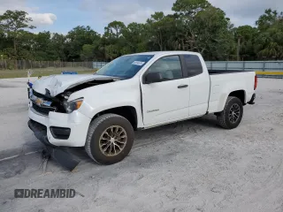 2019 Chevrolet Colorado 2WD Work Truck with VIN 1GCHSBEA4K1105163, listed as a Copart auction lot 53834575 with 63,690 mi miles and Salvage Title. Bid and sale history available at DreamBid. Image 1.