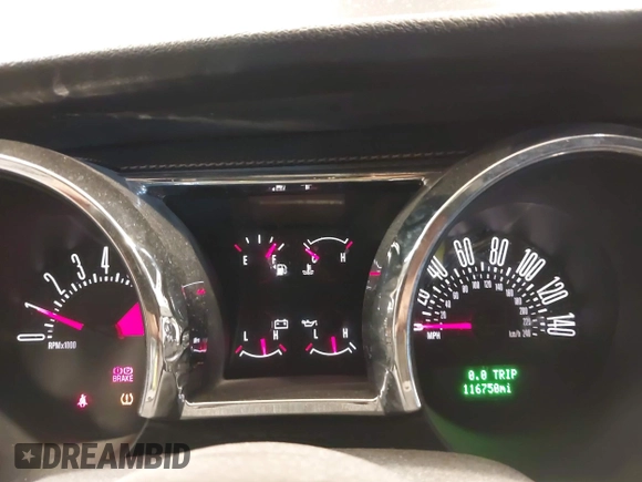 2008 Ford Mustang GT Deluxe with VIN 1ZVHT82H285206346, listed as a IAAI auction lot 41835440 with 116,750 mi miles and . Bid and sale history available at DreamBid. Image 7.