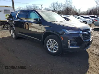 2023 Chevrolet Traverse LS with VIN 1GNEVFKW4PJ290802, listed as a Copart auction lot 42650335 with 42,111 mi miles and Clean Title. Bid and sale history available at carsss.com. Image 4.