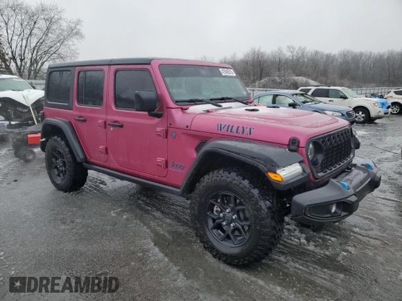 2024 Jeep Wrangler Sport S с VIN 1C4RJXN61RW322344, выставлен на аукционе Copart как лот 42948515 с пробегом 4 257 миль миль и Списание • Salvage title. История ставок и продаж доступна на DreamBid. Изображение 4.