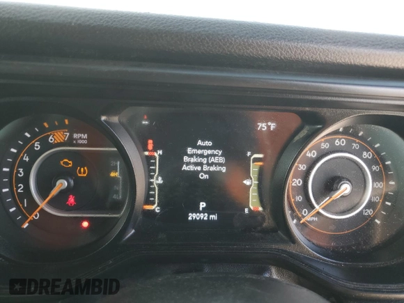 2024 Jeep Wrangler Sport with VIN 1C4PJXKN7RW237317, listed as a Copart auction lot 48219945 with 29,092 mi miles and Salvage title. Bid and sale history available at DreamBid. Image 8.