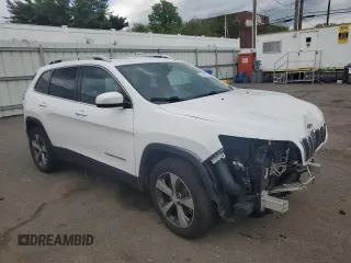 2019 Jeep Cherokee Limited with VIN 1C4PJMDX6KD122304, listed as a Copart auction lot 55560005 with 93,334 mi miles and Salvage Title. Bid and sale history available at DreamBid. Image 4.
