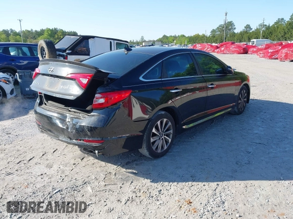 2015 Hyundai Sonata Limited with VIN 5NPE34AFXFH103882, listed as a IAAI auction lot 41946341 with 96,690 mi miles and . Bid and sale history available at carsss.com. Image 4.