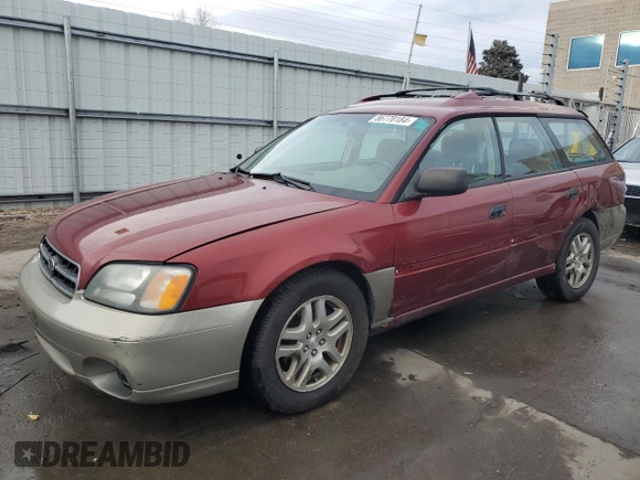2002 Subaru Legacy Outback z VIN 4S3BH675X27630916, wystawiony jako Copart lot #86770184 z przebiegiem 165 965 mil mil oraz Szkoda całkowita • Salvage title. Historia ofert i sprzedaży dostępna na DreamBid. Obrazek 1.