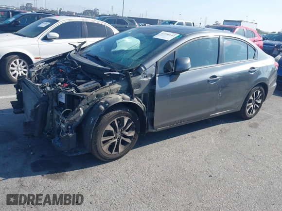 2013 Honda Civic EX with VIN 19XFB2F82DE281132, listed as a IAAI auction lot 41990142 with 96,275 mi miles and . Bid and sale history available at DreamBid. Image 18.